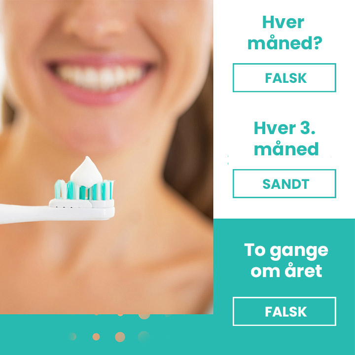 Hvor ofte skal du skifte din børste?