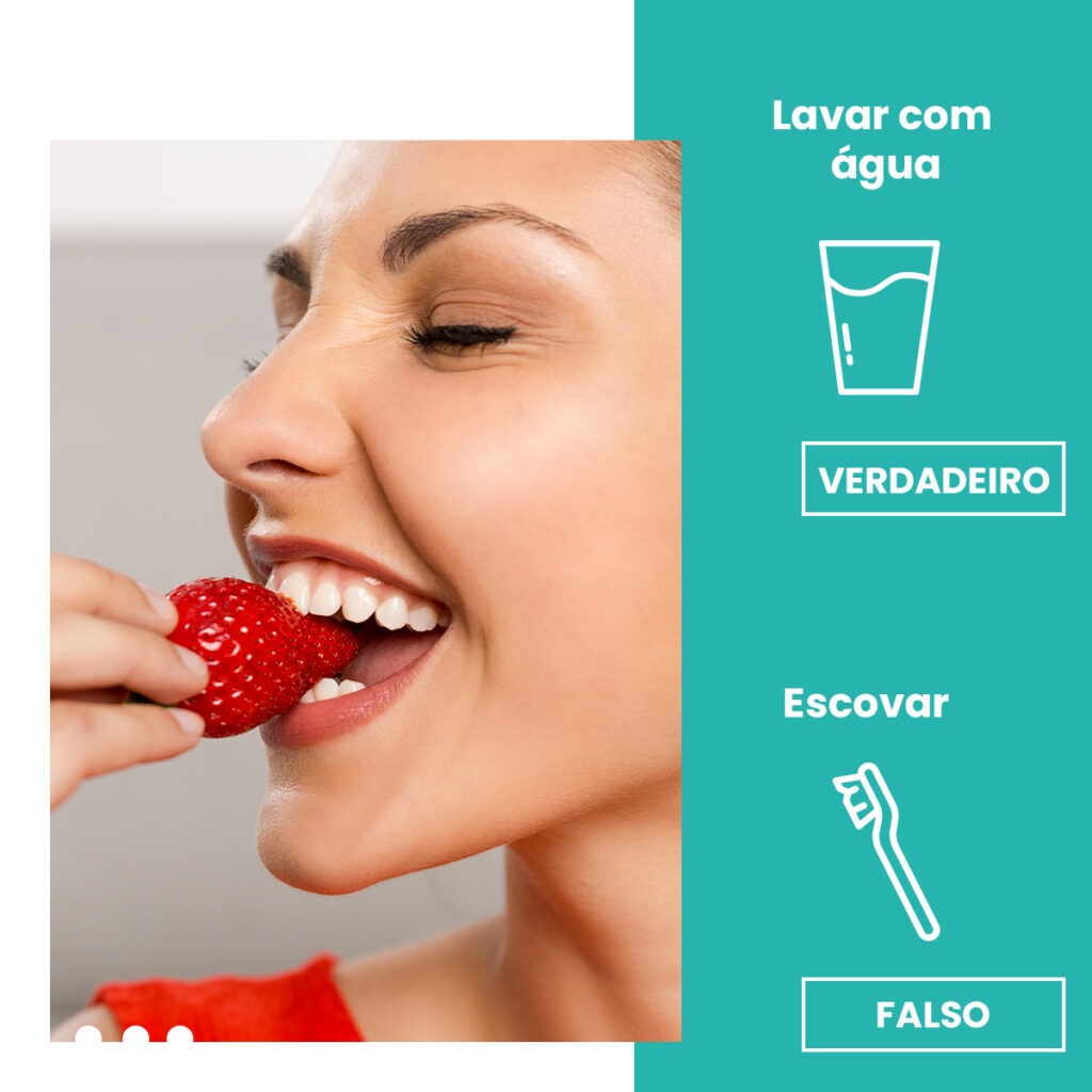 O que fazer depois de comer ou beber frutas ácidas?