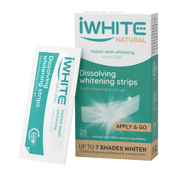 Разтварящи се избелващи ленти iWhite Natural